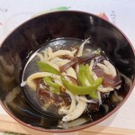 うを徳 - 琵琶湖産 氷魚、万願寺唐辛子、木耳