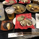 Kakiya - 焼き牡蠣とカキフライと…レモンビール