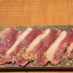 炭トリウオ - 鴨たたき