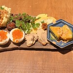 炭トリウオ - 前菜盛り合わせ