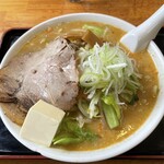 北海とんこつ らーめん純輝 - 味噌野菜らーめん＋トッピングバター