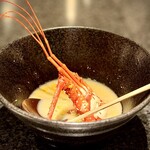 大淀河畔 みやちく - 伊勢海老のお味噌汁