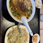 中華料理 帰郷 - 台湾ラーメンチャーハンセット