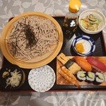 辰巳寿司 - ざる寿司定食