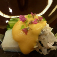 京しずく - ふぐとイカのからし味噌添え