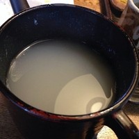 九つ井 本店 - 風味の強い蕎麦湯