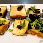 居酒屋 味平 - 揚げなす田舎味噌