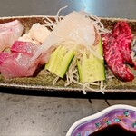 居酒屋 味平 - 刺身盛り合わせ①