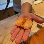 日本料理 別府 廣門 - 見た事ない大きさの赤貝