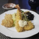 ちかさんの手料理 - 料理写真:海老、帆立、ヒレ