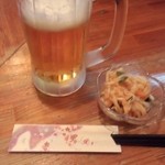Payao - オリオンビールとお通し