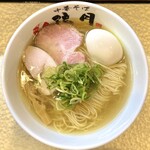 Chuukasoba Gengetsu - ・塩そば 950円/税込
                      ・出汁玉子 150円/税込