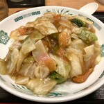 Hidakaya - 美味そうな中華丼。