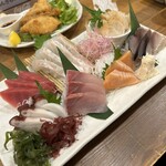 Izakaya Furusato - お刺身7種盛り ¥3,400