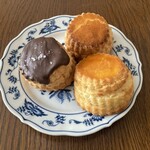 coffee&gallery zawa zawa - 塩チョコは、こんな感じ