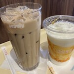 ドトールコーヒーショップ  - ｱｲｽｶﾌｪｵﾚ(L) + みかんﾖｰｸﾞﾙﾝ