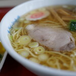 あさひや食堂 - 2番ラーメン+おにぎり（￥700税込み）