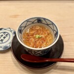 Sushi Iwao - 桜海老の茶碗蒸し