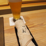 割烹さいお - 生ビールで開宴