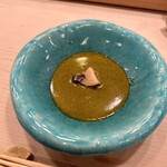 Sushi Iwao - 鮑の肝ソース