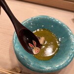 Sushi Iwao - 鮑の肝ソース