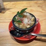 Tenjin Namba Shotto - 筍のズワイガニの茶碗蒸し　餡掛けで美味い