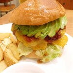 burger house UZU - 完熟アボカドチーズハンバーガー