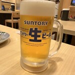 Hakata Kaisen Shokudou Uokichi - 生ビール