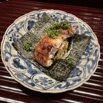 多仁本 - 鰻と春キャベツ、花山椒の手巻き。多仁本さんの手巻き大好き♡鰻が香ばしい！