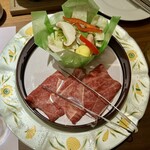 八幡屋 - 和牛　陶板焼