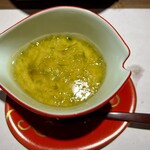 八幡屋 - 蒸し物　白魚の玉地蒸し