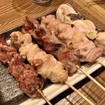 Yakitori Sakaba Masumasu - 焼き鳥5本盛り