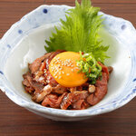 Beef sashimi style yukke