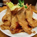 萬来軒 東松原 - 【肉生姜焼き定食】(¥1050)