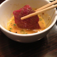 焼肉 BEEFMAN 六本木本店 - 但馬牛を玉子で食す
