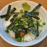 中華そば　らんまん - お茶漬け（スープをかける前）