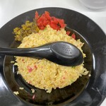 長浜ラーメン力 - 卓上の辛子高菜、結構辛いです