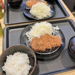 Matsunoya - ロースカツ定食　税込550円（アプリクーポン使用）