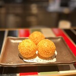 イタリアン チャイナバル村塾 - 胡麻団子