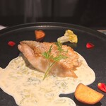 イタリアン チャイナバル村塾 - 甘鯛の鱗焼き