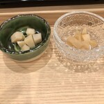 Sushi Kurofune - 塩ガリと甘酢ガリ2種　欲張り