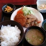 マタリ - ポーク焼肉とカレーコロッケ（５８０円）