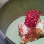 おおたに - 6300円コースの1品・抹茶のパンナコッタ