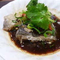 施家菜 - 沖縄産ハタ トウチ蒸し
