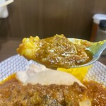 ヌードル＆スパイスカレー 今日の1番 - チーズキーマカレー　あっぷ