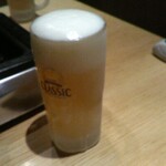 YAKINIKU 和牛ラボ すすきの店 - ビール1杯目
