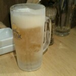 YAKINIKU 和牛ラボ すすきの店 - ビール2杯目