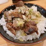 横浜ラーメン 北村家 - ハラミ丼(まかない丼)