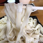 うちだや - 平打ち縮れ麺で食べやすいです