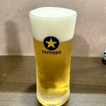 Hechimon - 生ビール サッポロ黒生